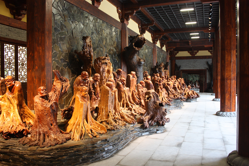 Root carving Buddha nation